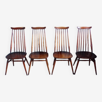 Set of 4 Ercol Goldsmith chairs