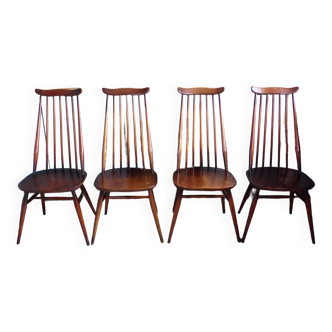 Set of 4 Ercol Goldsmith chairs