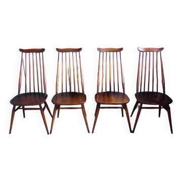 Set of 4 Ercol Goldsmith chairs