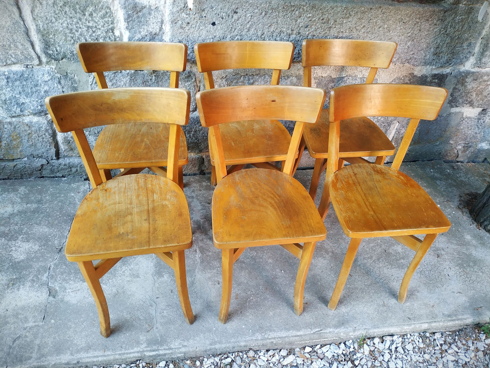 Série de six chaises bistrot Luterma