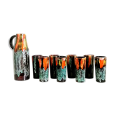 1950s ceramic orangeade service