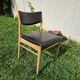 Chaise scandinave assise et dossier similicuir