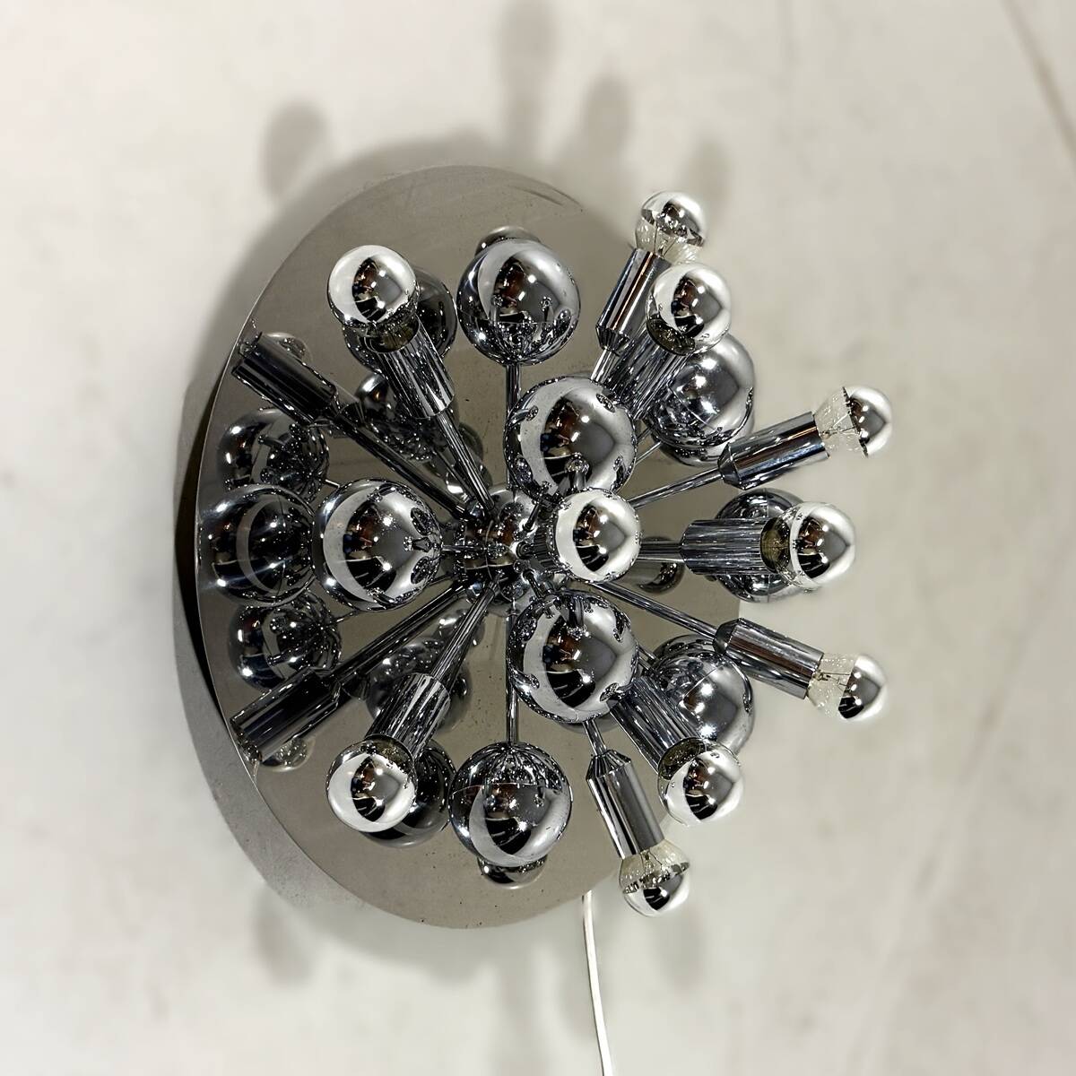 Cosack chrome Sputnik wall lamp / ceiling lamp 1960’s
