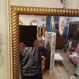 Golden mirror 75x57cm