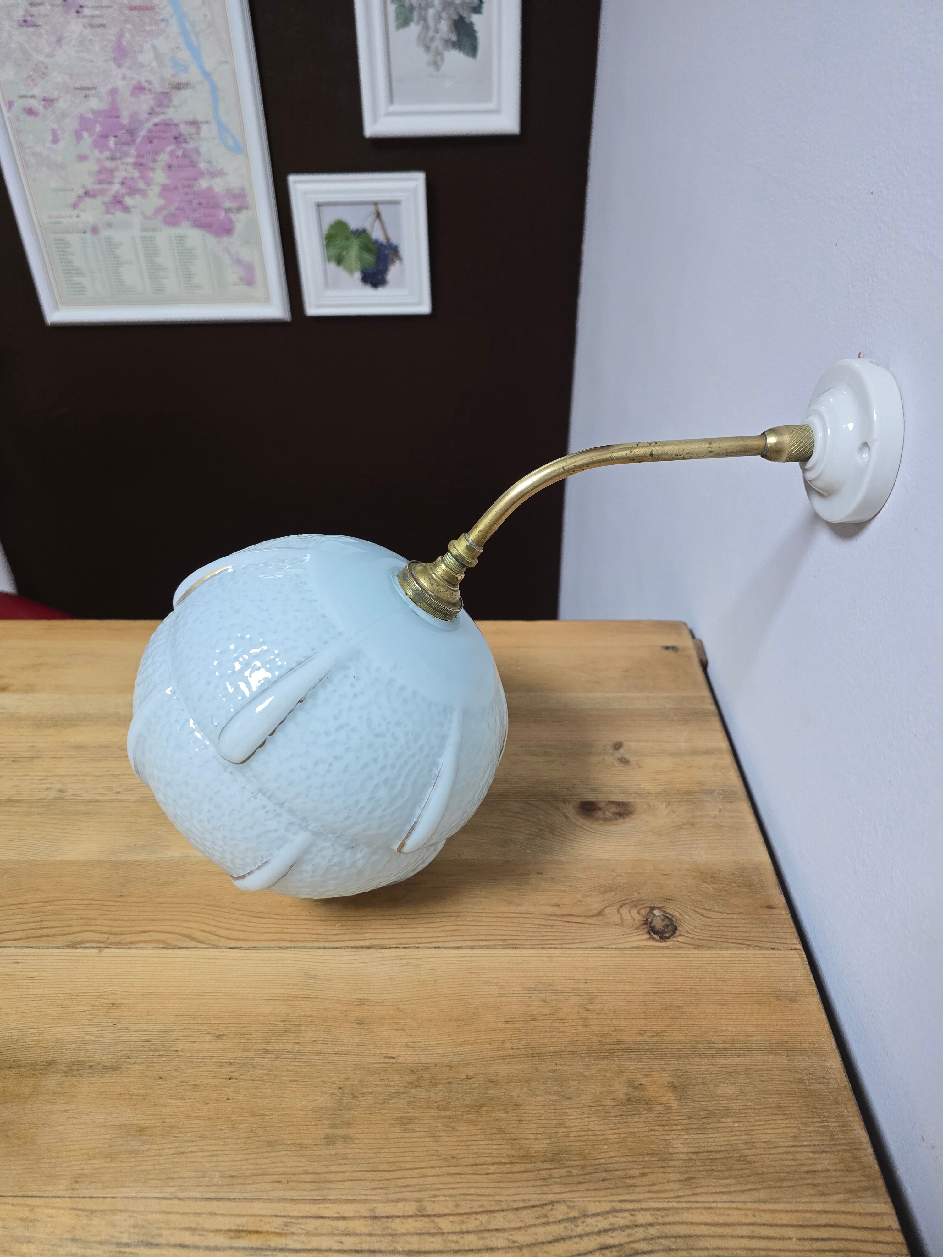 Revisited vintage wall light from the 1930s - 40s.