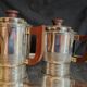Art Deco coffee and tea service, silversmith Noël Collet, 1930s, 5 pieces.