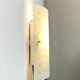 Vintage postmodern glass wall lamps from DIY Light, 1980s, set of 2.