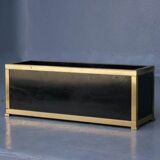 Design planter 1970 brass & bronze
