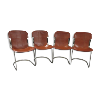 Set of 4 chairs Cidue 1970