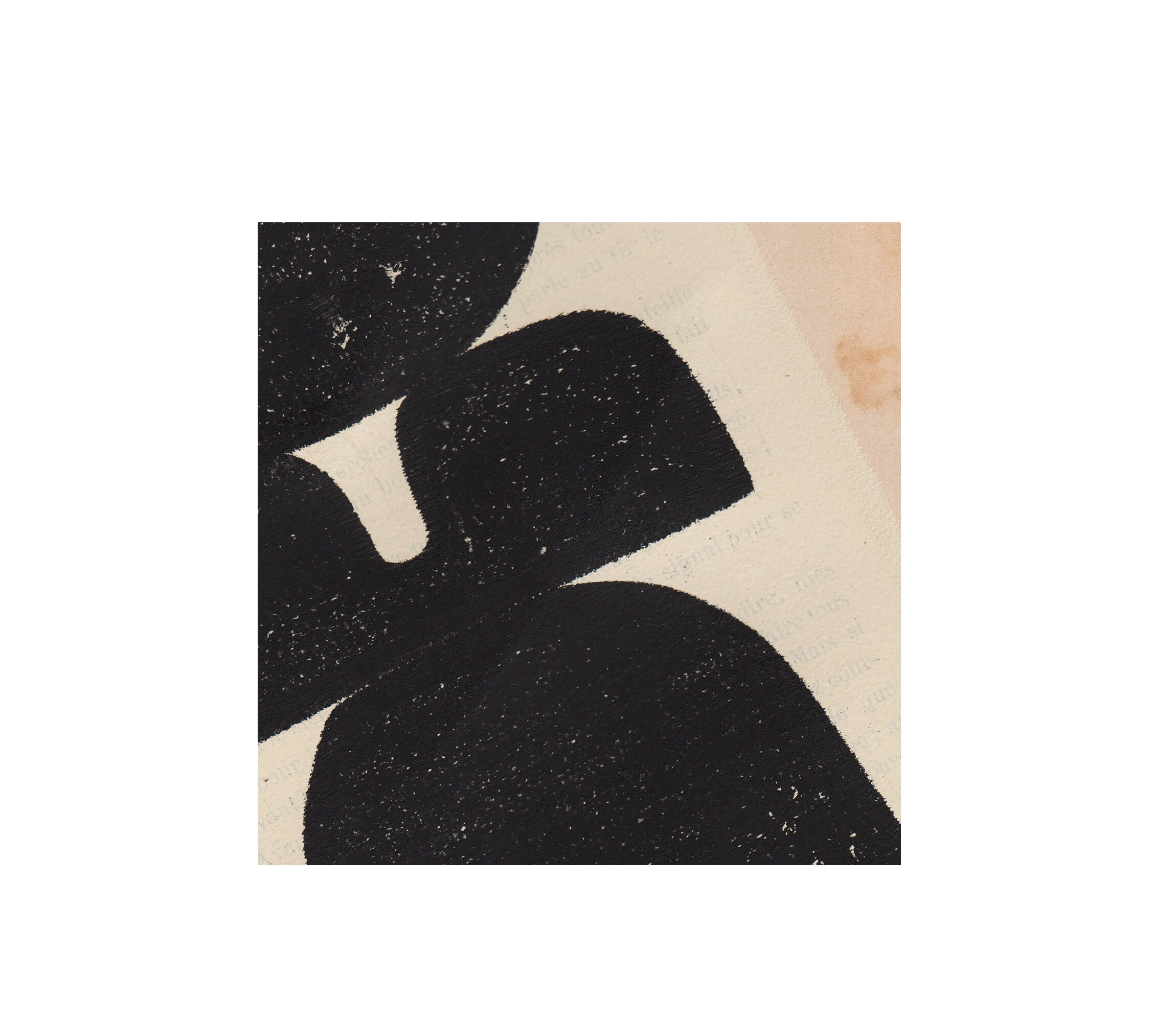 Painting on old paper • M681 • signed eawy