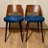 Paire de Chaises Cocktail rénové et re-tapissé