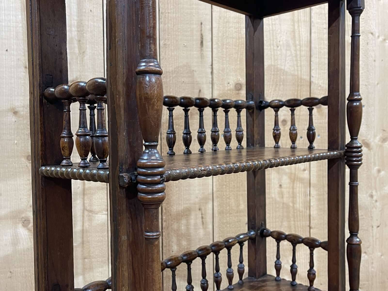 Late 19th century fir bookcase