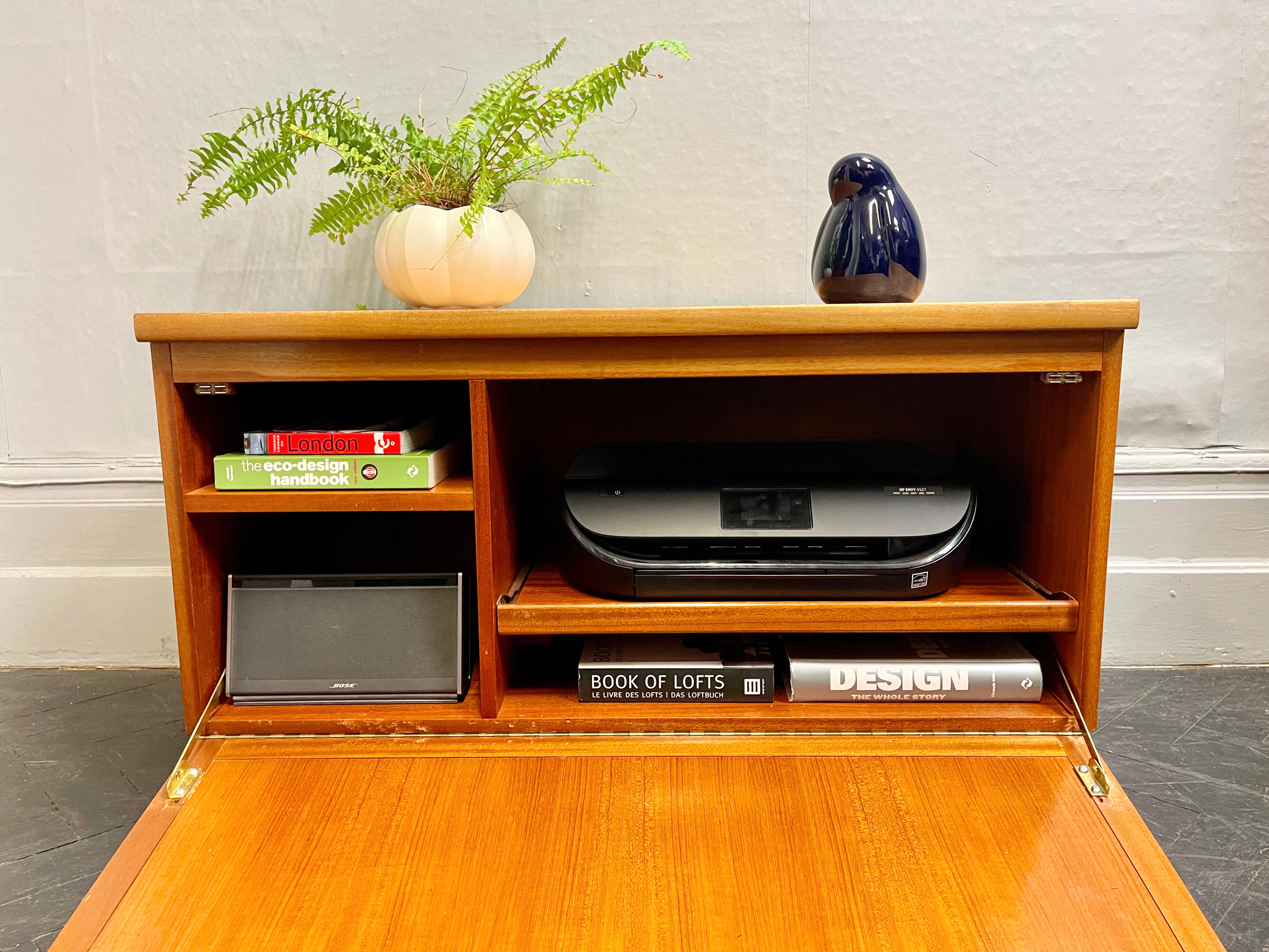 Vintage TV Stand Media Cabinet Sideboard by Nathan Parker Knoll