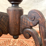 Old tripod side table with drawer