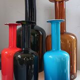 Set of 5 gulvase by otto brauer for holmegaard - denmark