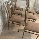 6 chaises Belgo Chrom, 1980s
