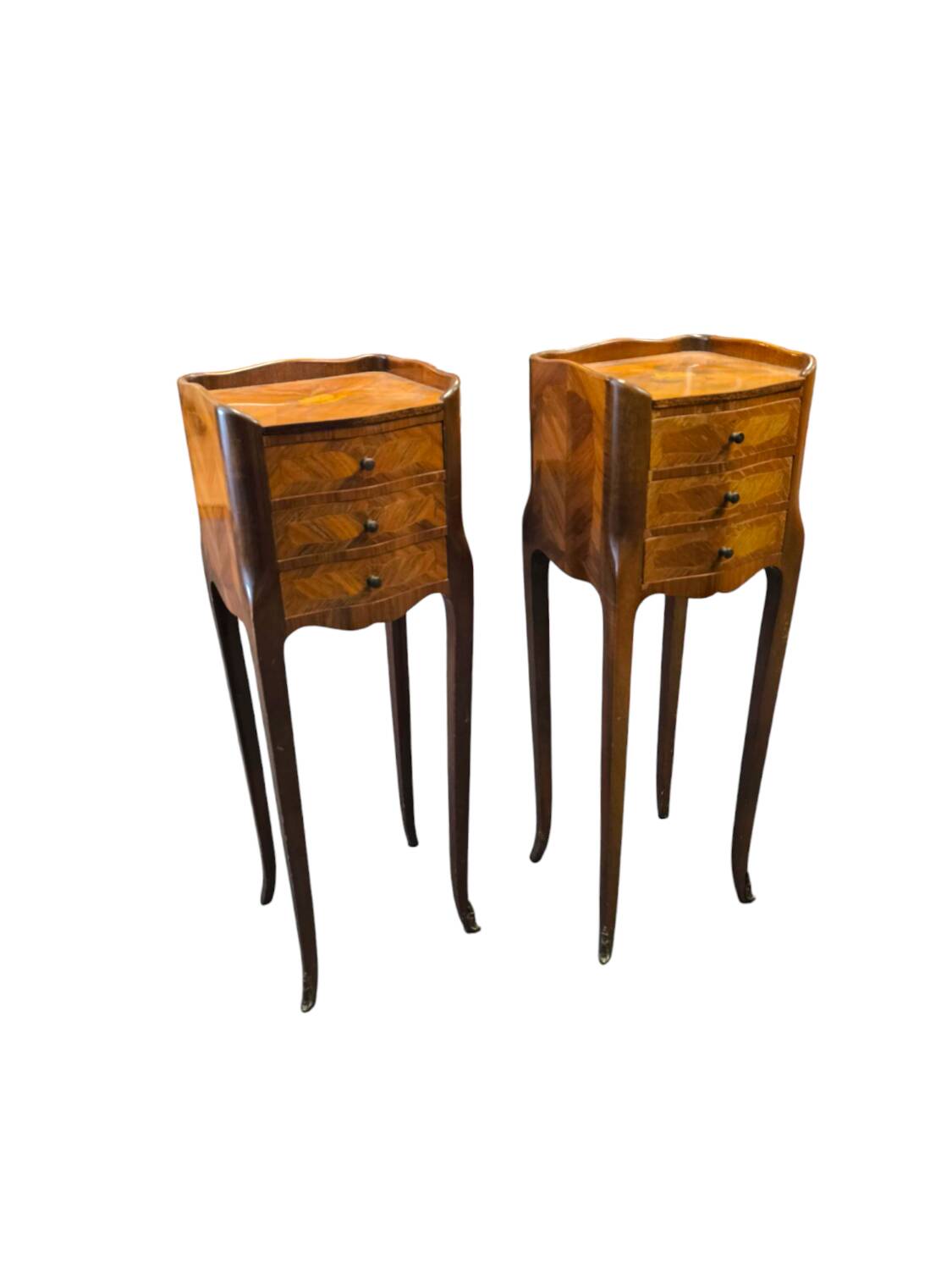 Pair of Louis XV style bedside tables