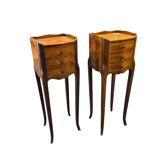 Pair of Louis XV style bedside tables