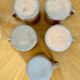 Lot de 5 tasses à café en grès vintage