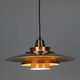 Pair of 2 Danish vintage lamps Superlight by David Mogensen, 1980s