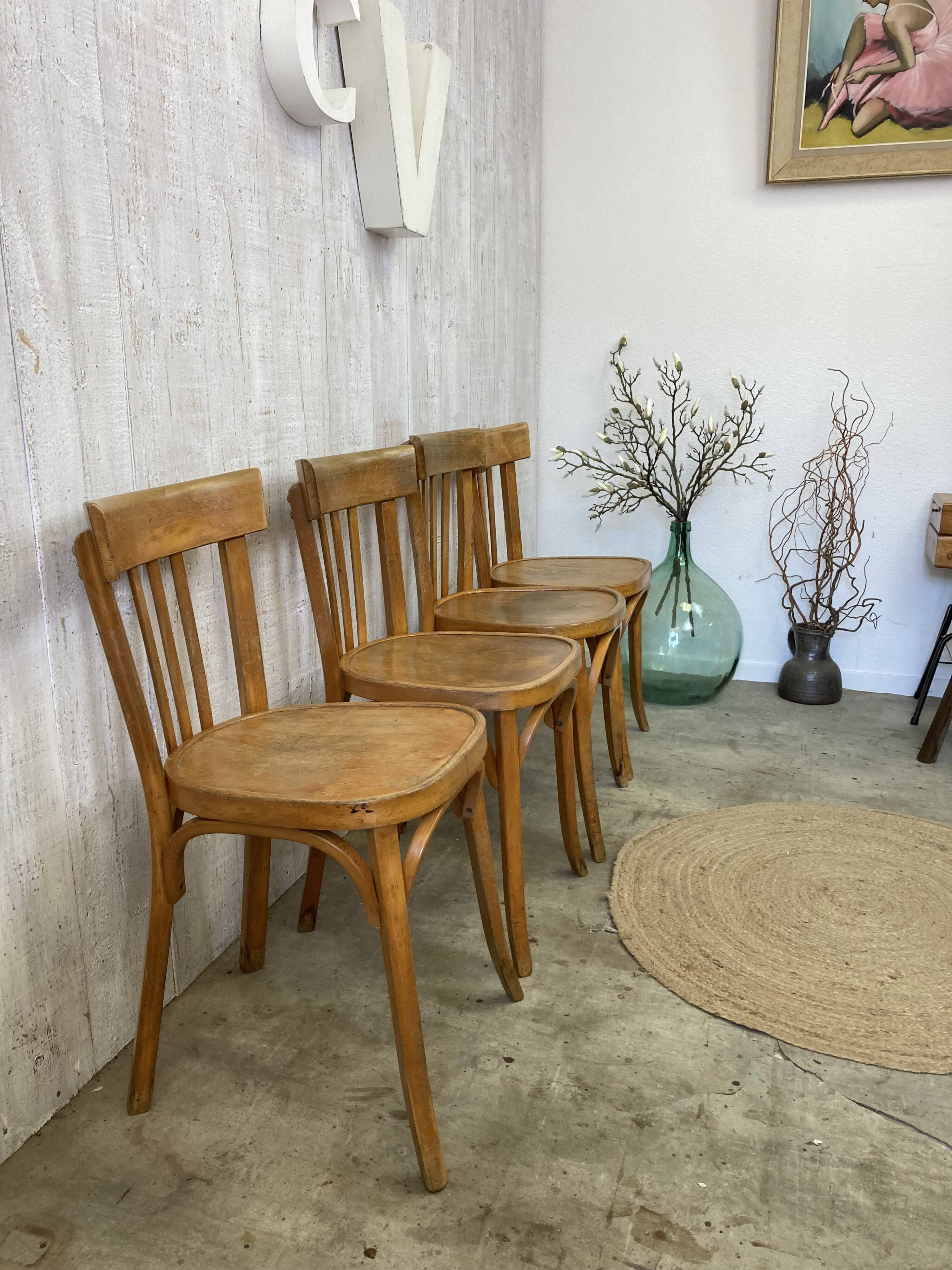 Set of 4 Baumann chairs
