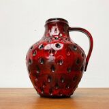 Strawberry pottery vase by Fratelli Fanciullacci for Bitossi, 1960s.