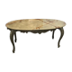 Bronze and onyx coffee table