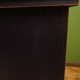 Substantial antique painted black chest of drawers