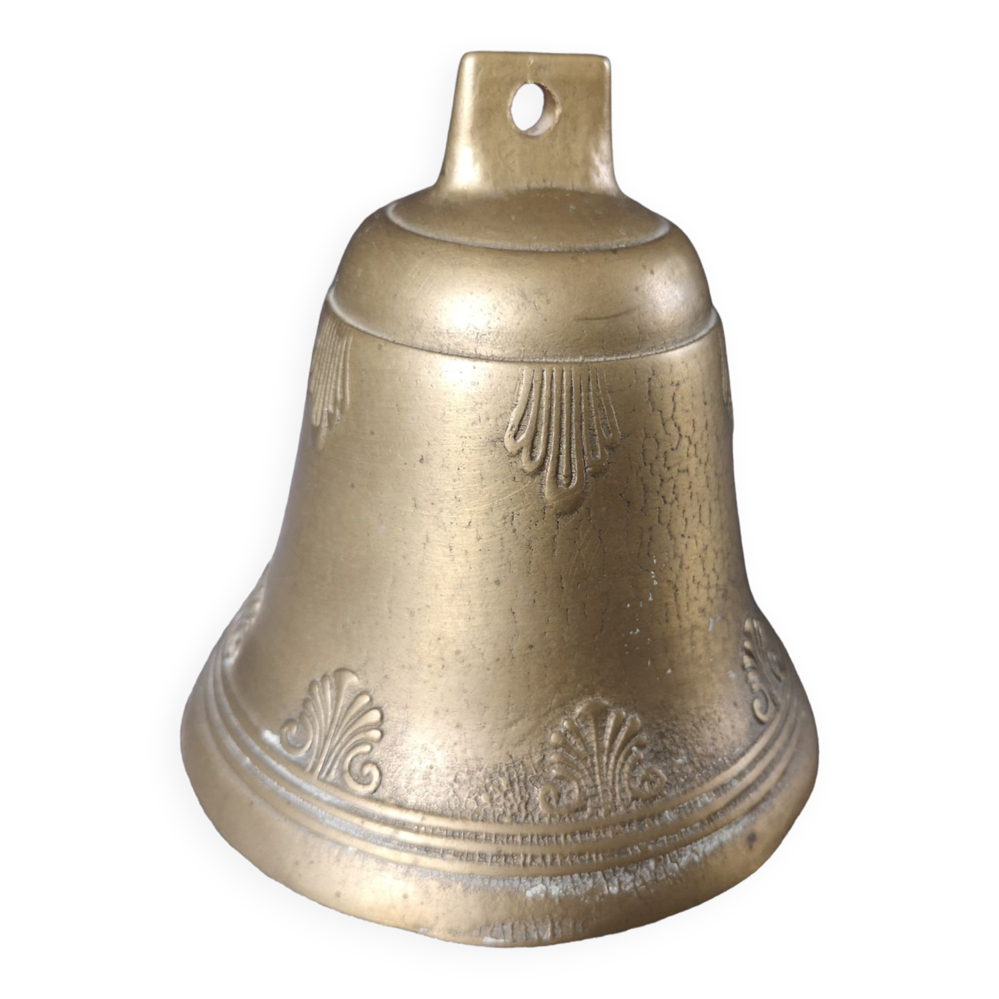 Cloche D’Entrée En Laiton Avec Lion – Petit Modèle – Fabriqué En Italie (Neuf)