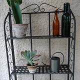 Etagère en fer forgé