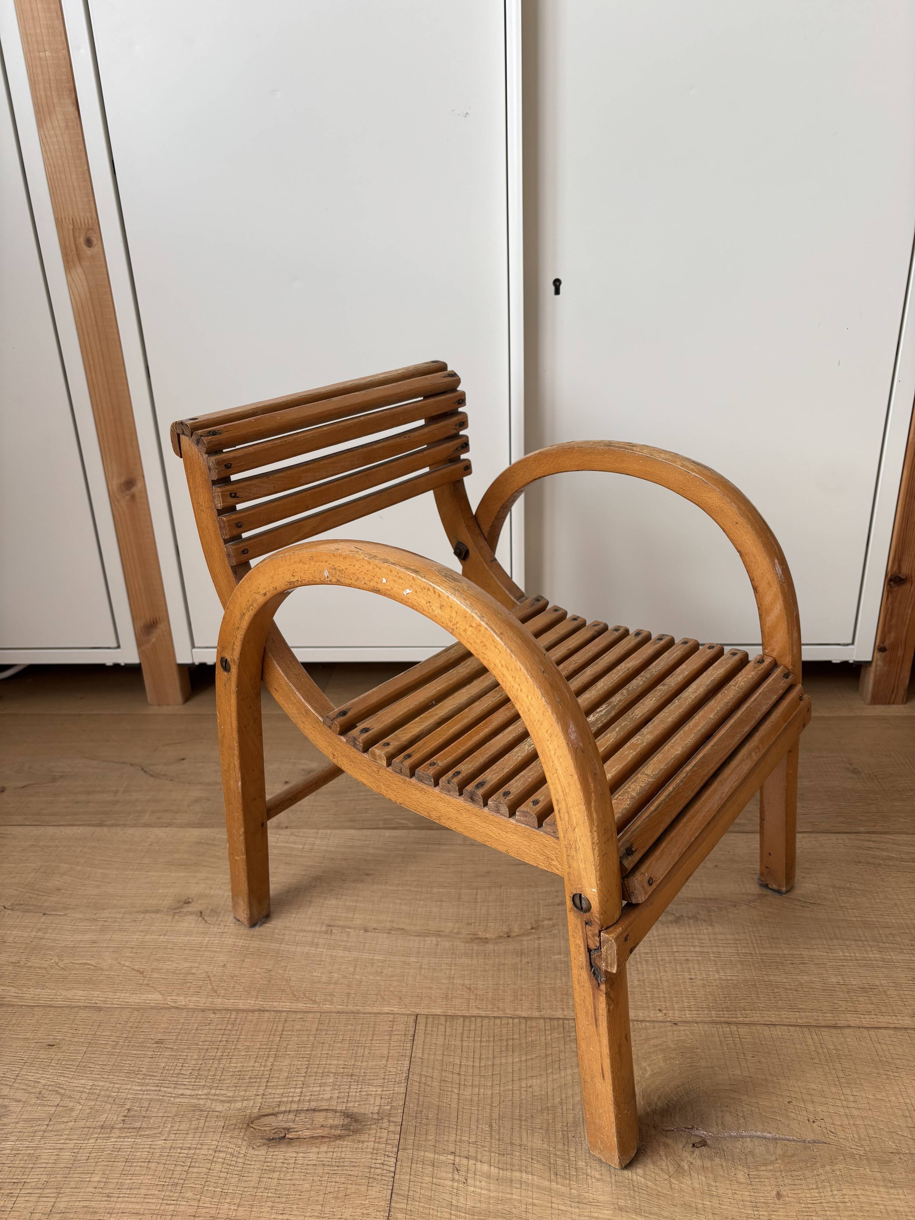 Wooden children's chair