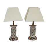 Paire de lampes Cazaux