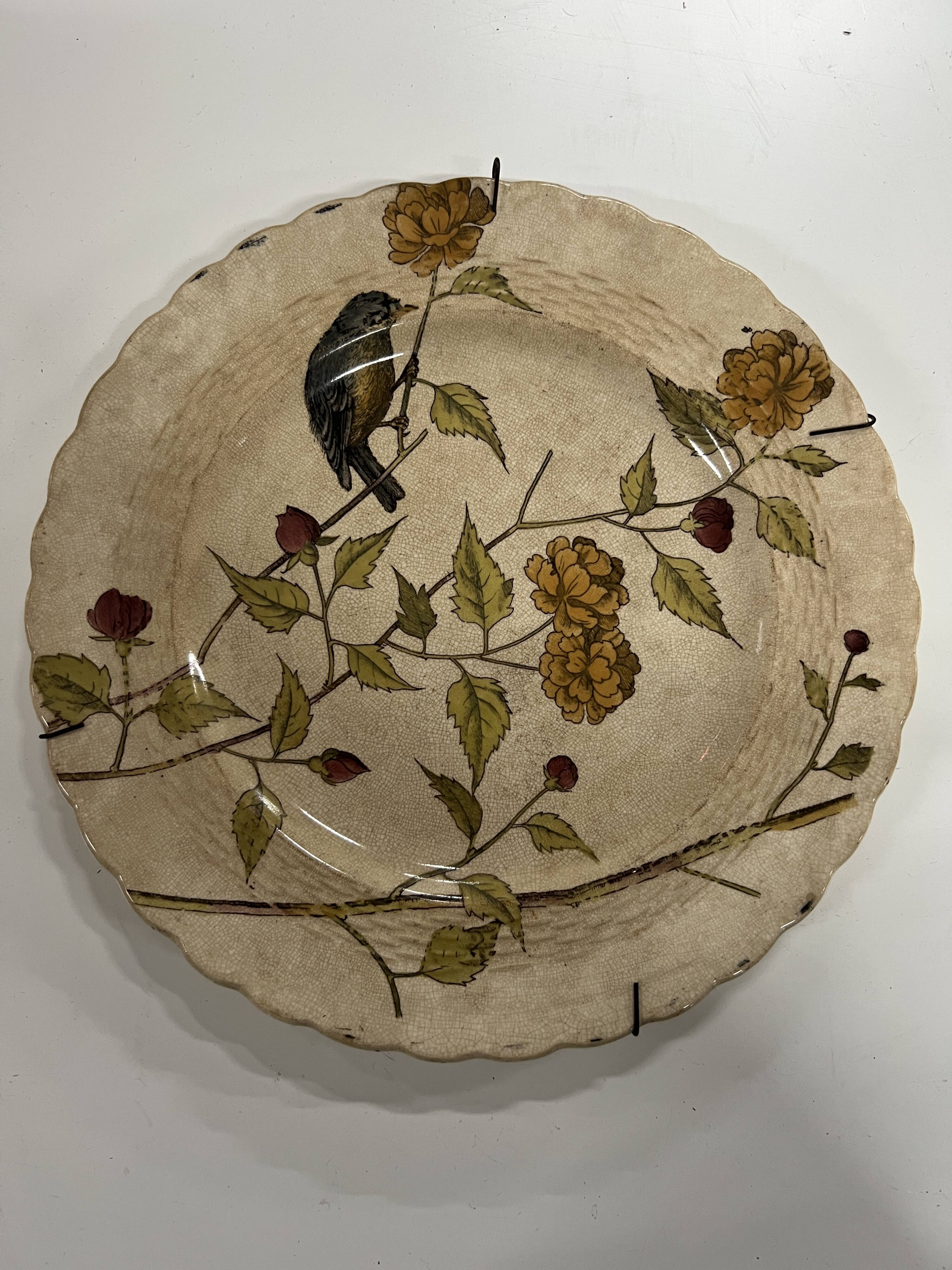 Decorative flat plate to hang on the wall