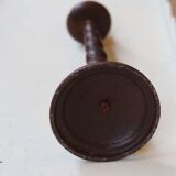 Cast iron candlestick, late 19th century