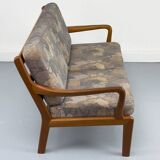 Canapé deux places vintage Senator en teck par L. Olsen, années 1970