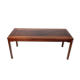 Table basse en bois de rose de design danois des années 1960.