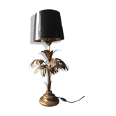 Lampe palmier doré