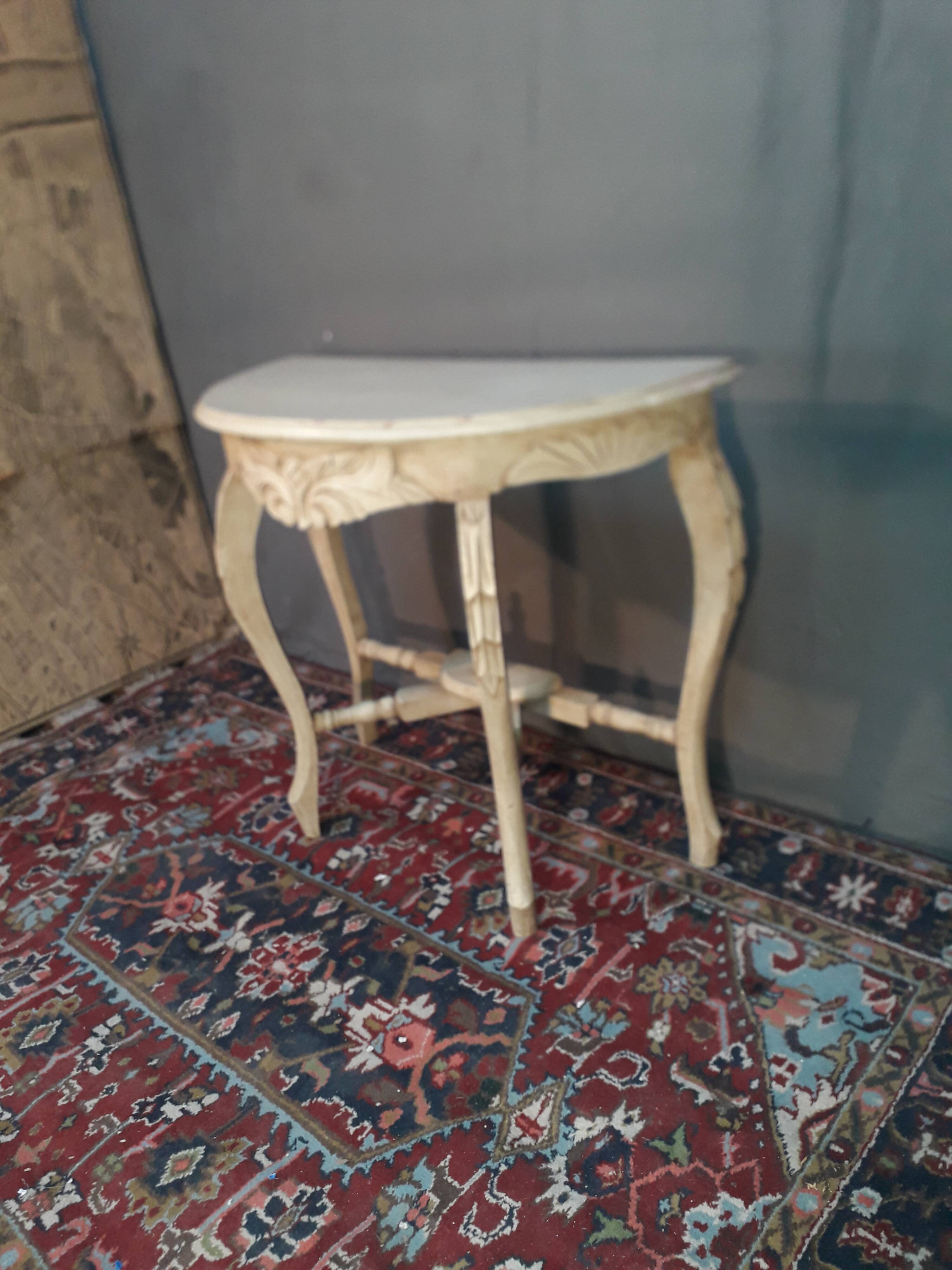 Painted wooden console