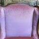 Louis XVI style wing chair