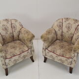 Pair of Mid-century Armchairs,Czechoslovakia,1950's.