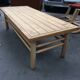 Bamboo and pine coffee table