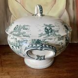 Sarreguemine soup tureen