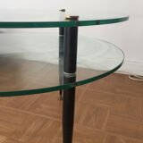 Glass coffee table