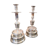 Bougeoirs de shabbat en argent massif