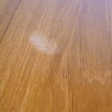 Scandinavian Solid Wood Teak Dining Table 1960s