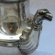 Empire-style silver metal coffee service