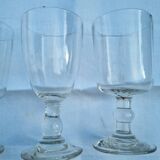 Set of 6 rustic glasses
