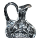 Carafe can liqueur / oil ewer in cut Bohemian crystal H18cm