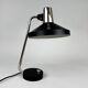 Mid Century Chrome & Metal Adjustable Table Lamp, 1970s