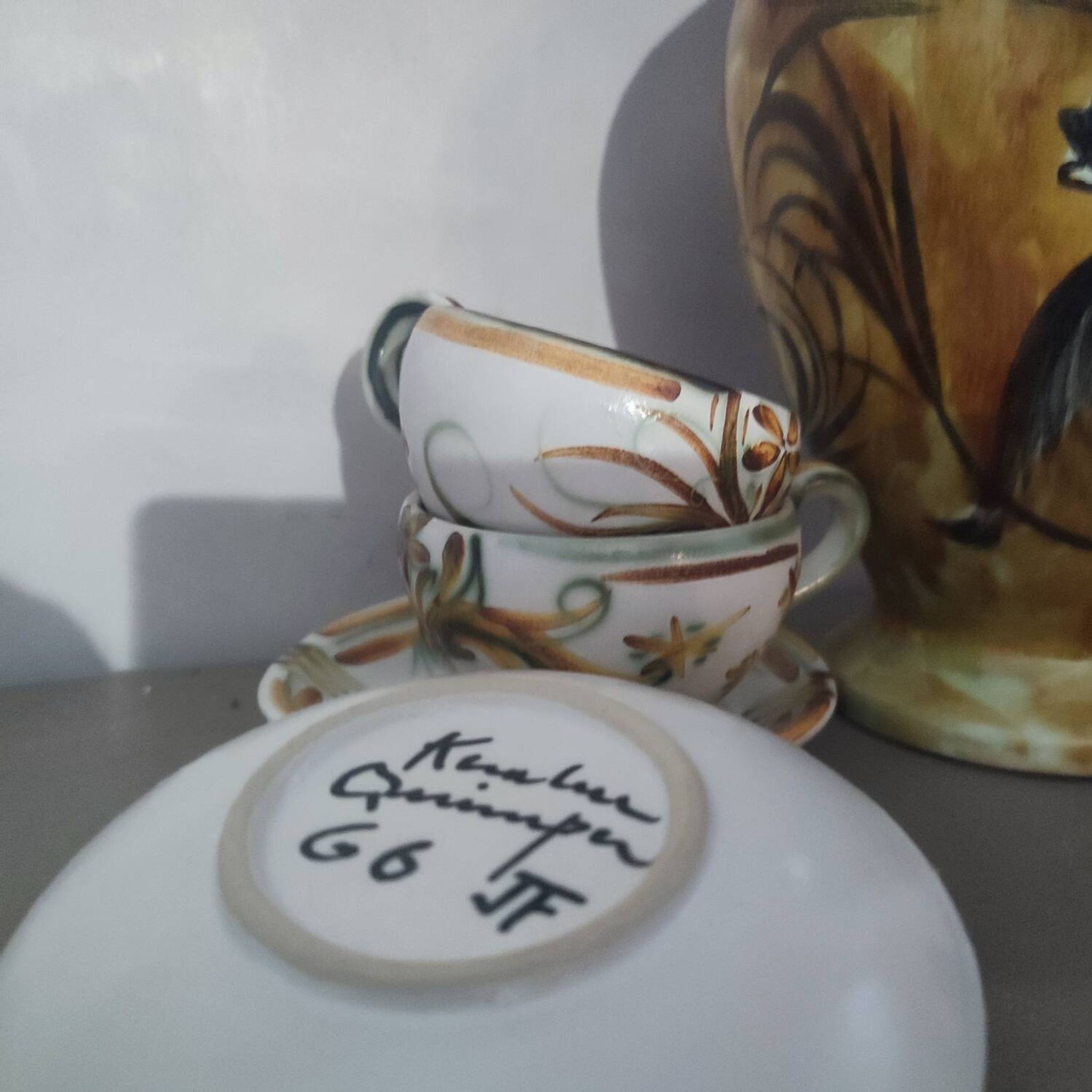 Duo tasses et soucoupes Keraluc Quimper
